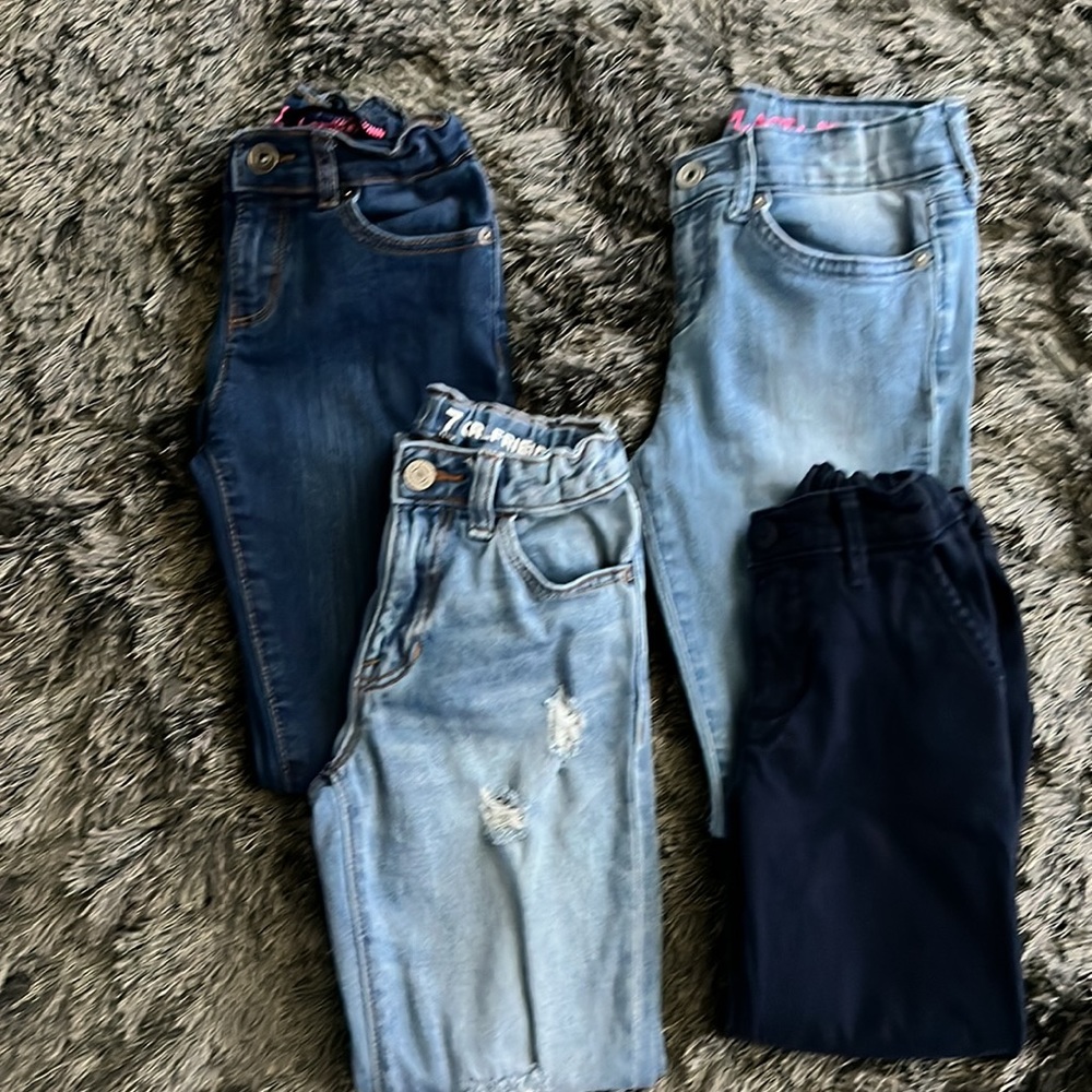 Girls sz 7 pants bundle